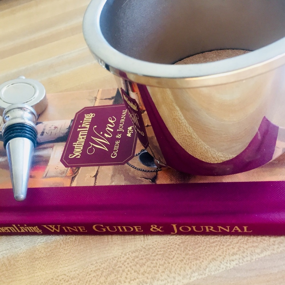 SLAH Wine Coaster and Stopper Set w/ Journal NIB